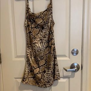 Snakeskin dress